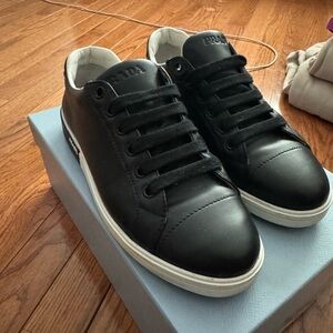 Prada Womens Black Sneakers